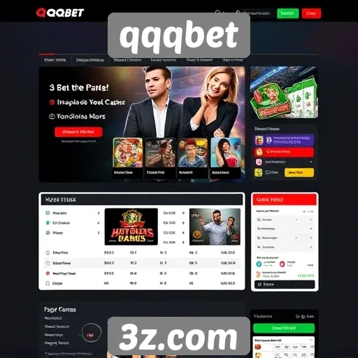 Acessibilidade e design do site qqqbet